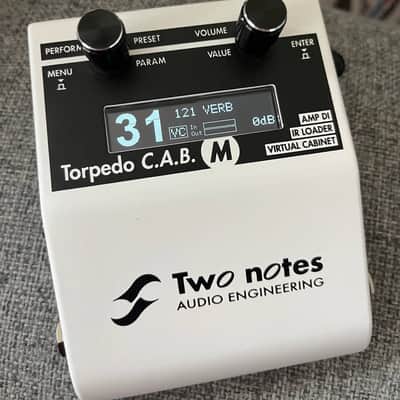 Immagine Two Notes Torpedo C.A.B. M Speaker Simulator / Amp DI 2019 - White - 7