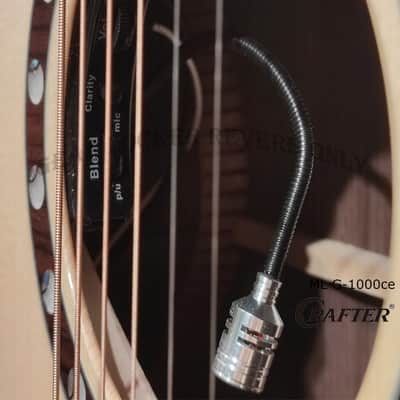 Crafter ML G-1000ce Anniversary all Solid Engelmann Spruce & Rosewood electronics acoustic guitar Bild 12