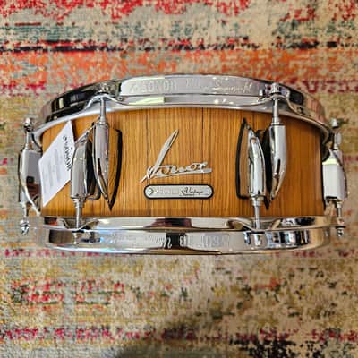 Sonor Vintage Series 14x5" 9-ply Beech Snare - Teak Finish image 2