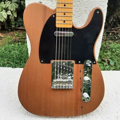 Fender Old Growth Redwood Telecaster, 2011, Reclaimed Railroad Ties, Case image 5
