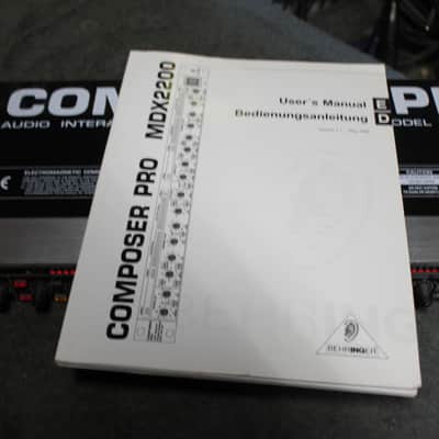 Behringer MDX 2200 Compressor/ Limiter image 2