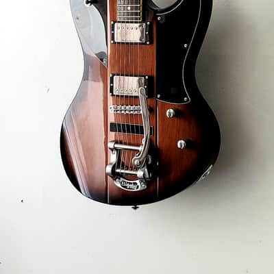 Schecter Ultra w/ Bigsby Diamond Series, Modern Vintage, Ultra Access Neck Heel, Tabaco Burst image 3