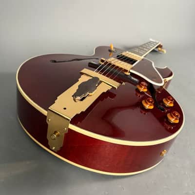 1996 Gibson L-4 CES winered goldhardware Like NEW orig Case image 7