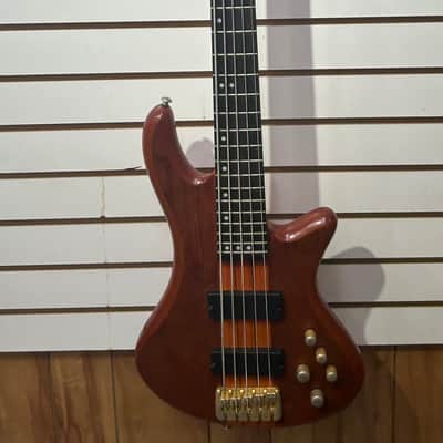 Schecter Stiletto Studio-5 Active 5-String Bass 2010s - Honey Satin image 1
