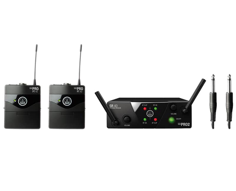 AKG WMS40 Mini Dual Instrument Set - Bands A and B image 1