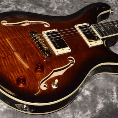 2022 PRS - SE Hollowbody II - Black Gold Burst image 8