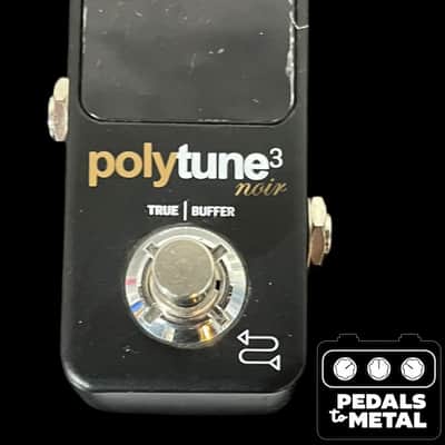 TC Electronic Polytune 3 Noir Mini Polyphonic Tuning Pedal 2019 - Present - Black X7987 image 1