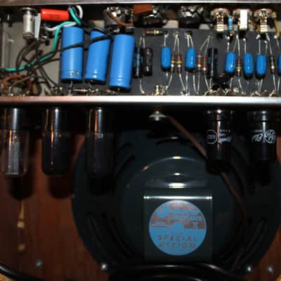 1950 Fender - Deluxe Wide Panel Tweed Amp image 8