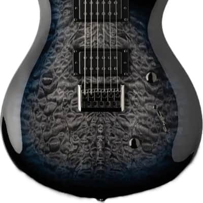 PRS SE Mark Holcomb Signature Electric Guitar, Ebony Fingerboard, Holcomb Blue Burst image 9