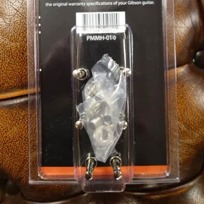 Gibson PMMH-010 Deluxe Green Key Tuner Set (Vintage Nickel) image 2