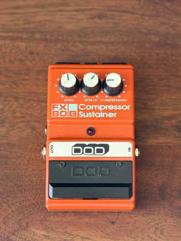 DOD Compressor Sustainer FX80B 1985 - 1996 - Red image 1