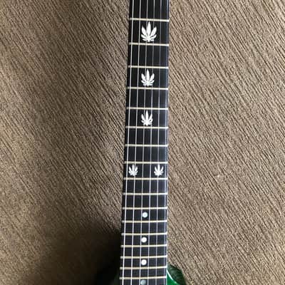 Esp  Logan mader custom shop  1996 Green V image 4