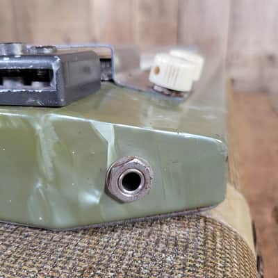 Magnatone Melodier Lap Steel 1950s W/ Original Case - Gray/Green MOTS image 11