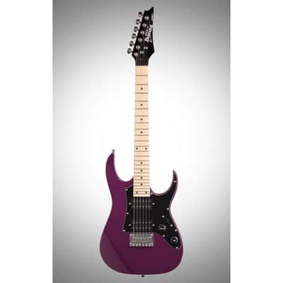 Ibanez GRGM21 GiO Mikro Electric Guitar, Metallic Purple image 4