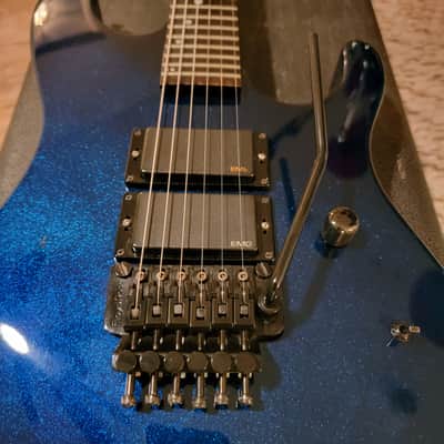 Kramer Nightswan Electric Guitar Vintage USA 1988 Blue Sparkle Excellent Condition W/OHSC image 5