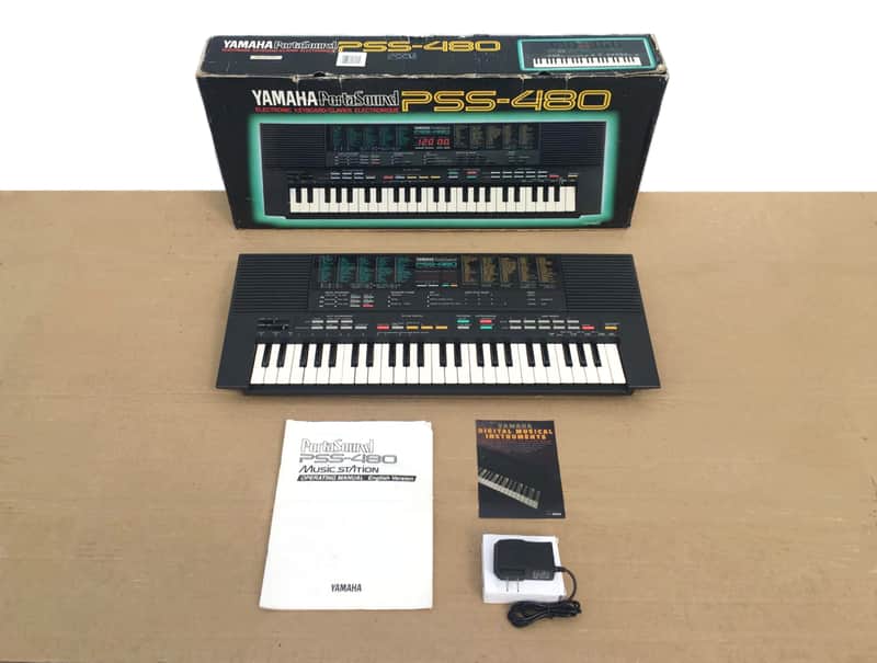 Yamaha PSS-480 Music Station FM Synthesizer Keyboard In Open Box image 1