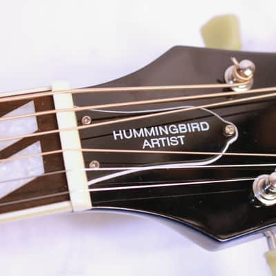 Limited Edition Epiphone Hummingbird Artist Dreadnought Acoustic Guitar in Blue Burst image 4