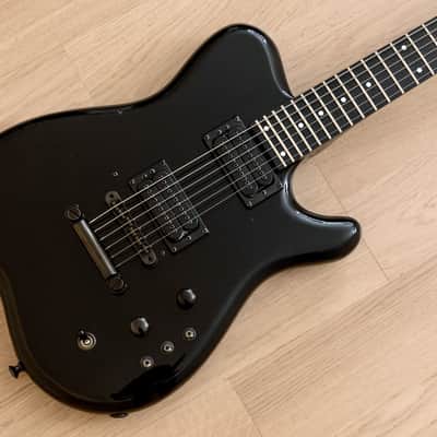 2000s Carvin H2 Allan Holdsworth Signature Model Electric Guitar Black w/ Case image 1