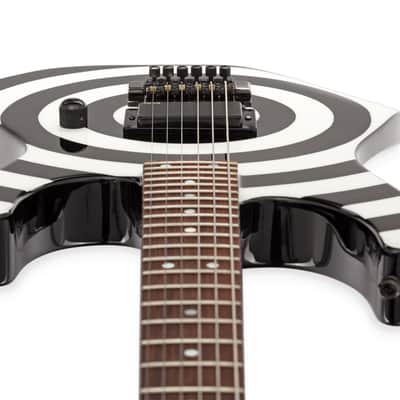 Jackson USA Custom Shop Soloist - Black & White Bullseye - Kahler trem - s/h image 9