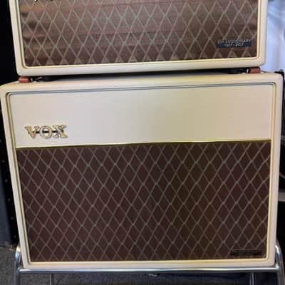 2007 Vox Handwired Heritage Collection, 50th Anniversary Edition. AC30HH Head and two V212H Cabinets with Blue Alnico Speakers image 2