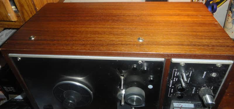 WORKING TEAC A-4010SL 1/4" 2-Track Reel to Reel Tape Recorder 1970s - Silver image 1