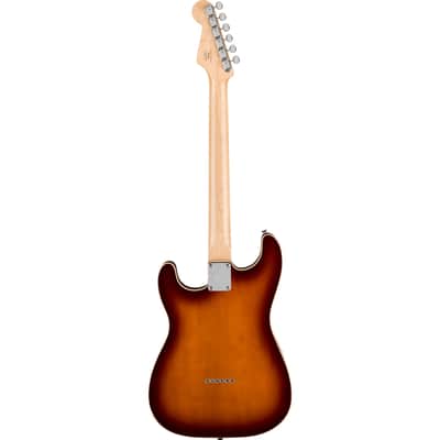 Squier Paranormal Custom Nashville Stratocaster (Chocolate 2-Colour Sunburst) - Electric Guitar image 2