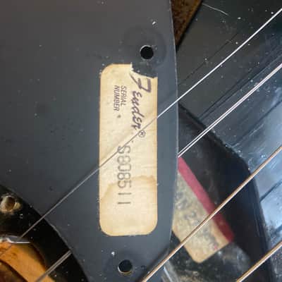 Fender Musicmaster with Rosewood Fretboard 1977 - 1980 - Black image 20
