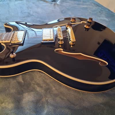 Harley Benton Harley Benton HB-35Plus Black Gold hardware 2024 - Black image 4