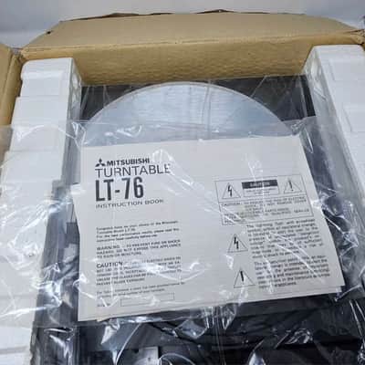 Vintage 1980s Mitsubishi LT-76 Fully Automatic Linear Tracking Turntable - NEW Open Box image 3