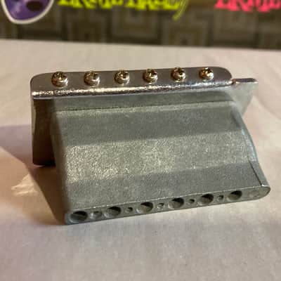 Unknown Stratocaster Style Bridge - Chrome image 4