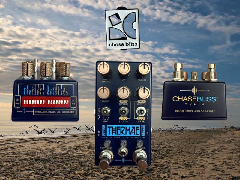 Chase Bliss Thermae Analog Delay / Harmonizer w Box, Manual, Pin image 1