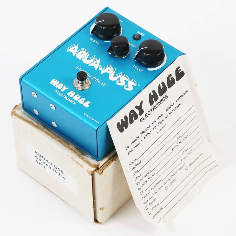 WAY HUGE AQUA PUSS アナログディレイ WAY HUGE® SMALLS™ AQUA-PUSS™ ANALOG DELAY - Dunlop