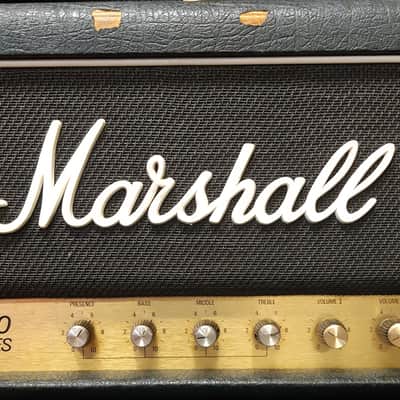 Marshall JCM 800 Lead Series Model 1959 100-Watt Head 1983 UK EL34 240 volt image 4
