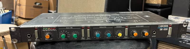 Vintage Boss DE-200 Digital Delay 1980’s Rackmount image 1