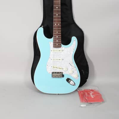 2018 Fender Made In Japan Limited Edition FSR Hybrid II Aerodyne Stratocaster Daphne Blue w/HSC image 1