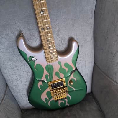 Bon Jovi - Richie Sambora owned 1987 Custom Kramer Custom Pacer 1987 Champagne Flip / Flop Flamed image 5