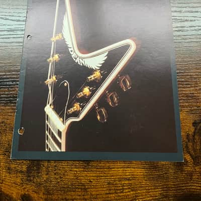 1990’s Dean Guitars Color Catalog Advertisement Dean image 1