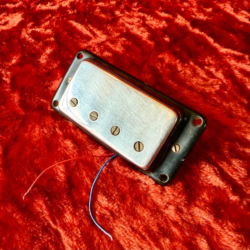 1970 Hagstrom Bass guitar humbucker pickup Nickel