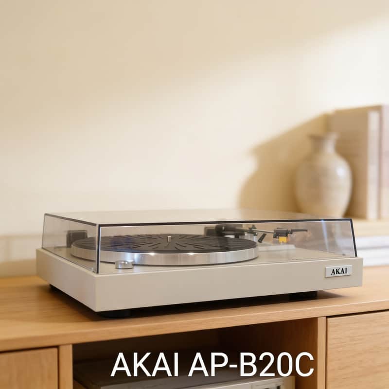 AKAI AP-B20C Rare Vintage Belt Drive Auto-Return Turntable Working Warranty image 1