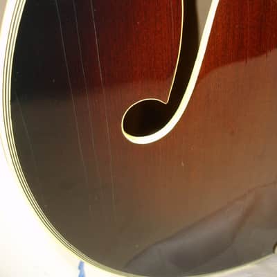 1991 Epiphone Emperor "F" Hollow-body Electric Guitar, Antique Sunburst w/ Case image 5