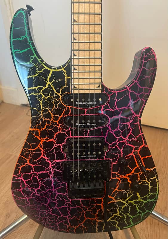 Jackson Pro Series SL3M Soloist 2020 - Present - Rainbow Crackle image 1