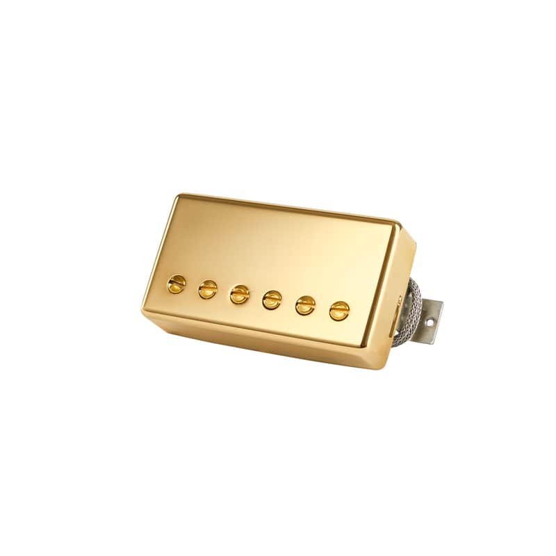 Gibson '57 Classic (Double Black, Gold Cover, 2-Conductor, Potted, Alnico 2, 8K) Pickup image 1