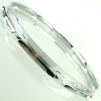 Ludwig 15"80s 10Lug 1.6mm Resonant Marching Snare Drum Rim/Hoop Triple Flange US image 5