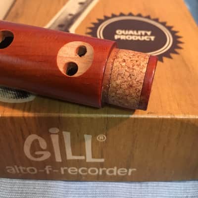 Gill Alto Recorder in F Wood - Like New with Box-  Made in Israel c1975 image 5