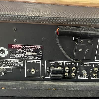 Marantz Model 2270 70-Watt Stereo Solid-State Receiver 1971 - 1975 - Silver with Wood Case image 3