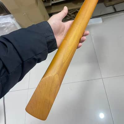 1 Large headstock 24 inch 22 frets Roasted Maple guitar neck 24inch hole 10mm Satin for JAGUAR body Rosewood fingerboard image 4