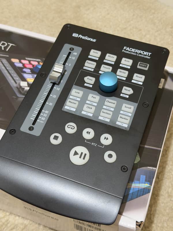 PreSonus FaderPort V2 USB DAW Transport Controller with Motorized Fader Black image 1