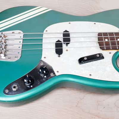 Fender MB-SD/CO Competition Mustang Bass Reissue CIJ 1997 Ocean Turquoise Metallic Japan w/ Bag image 3