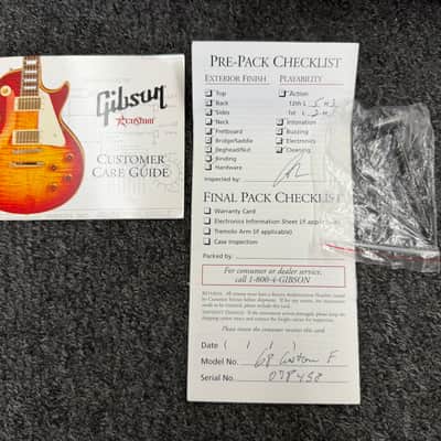 Gibson Custom Shop '68 Les Paul Custom Reissue 2007 - Red Tiger image 19