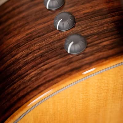 Taylor 414ce Studio Grand Auditorium Acoustic/Electric Guitar - Natural with Gig Bag image 13